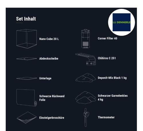 Aquarium Nanocube compleet 30L, Dieren en Toebehoren, Vissen | Aquaria en Toebehoren, Zo goed als nieuw, Leeg aquarium, Ophalen