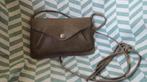 Keecie, backing vocals, leren tas, portemonnee tasje, Verzenden, Zo goed als nieuw, Bruin, Schoudertasje