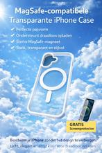 Telefoonhoesje iPhone 16 met Magsafe en screenprotector Roze, Verzenden, Nieuw, Frontje of Cover