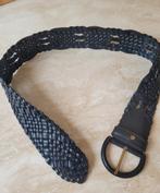 Aigner Dames ceintuur riem zwart leer gevlochten, Ophalen of Verzenden, Zo goed als nieuw, Zwart, Tailleriem