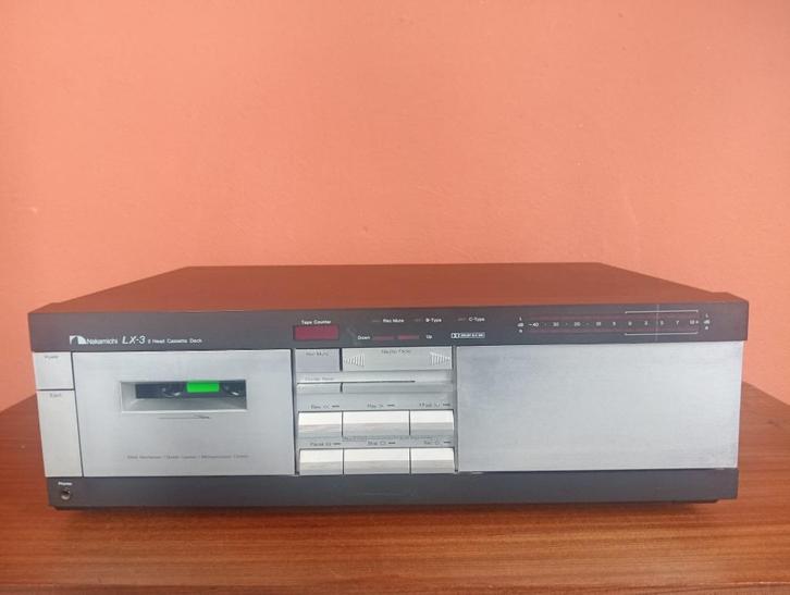 Nakamichi LX-3 (Garantie & Gratis verzenden), Audio, Tv en Foto, Cassettedecks, Enkel, Overige merken, Ophalen of Verzenden