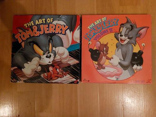 2 dozen laserDisc Beeldplaten Tom and Jerry, Cd's en Dvd's, Vinyl | Filmmuziek en Soundtracks, Zo goed als nieuw, Overige formaten