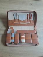 Vintage toilet setje / scheerset voor heren, Sieraden, Tassen en Uiterlijk, Toilettassen, Ophalen, Zo goed als nieuw