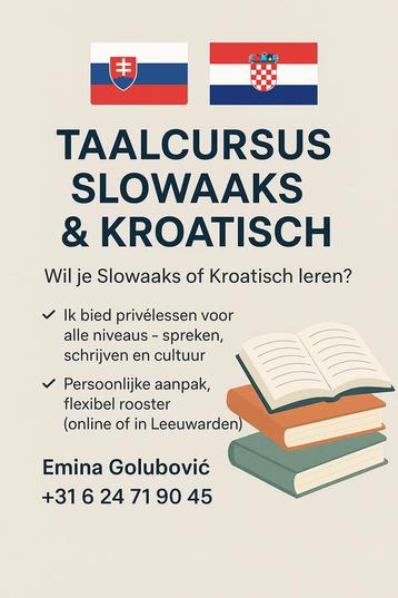 Taalcursus Slowaaks & Kroatisch beschikbaar voor biedingen