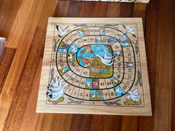 Houten Ganzenbord - Nieuw in Verpakking beschikbaar voor biedingen