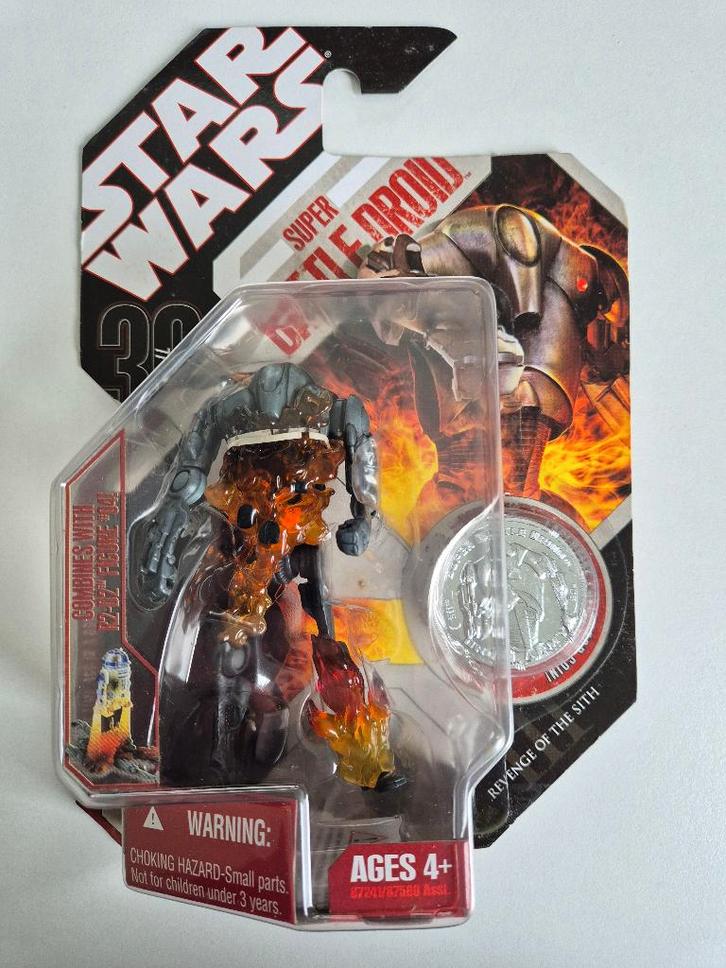 Star Wars TAC 30-08 Super Battle Droid attacked by R2-D2, Verzamelen, Star Wars, Nieuw, Actiefiguurtje, Ophalen of Verzenden
