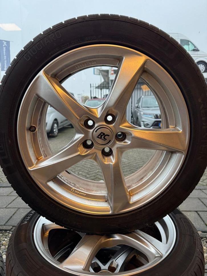 Zomerbanden met lichtmetalen velgen | 205/50 R17 | 6mm, Auto-onderdelen, Banden en Velgen, Band(en), Zomerbanden, 17 inch, 205 mm