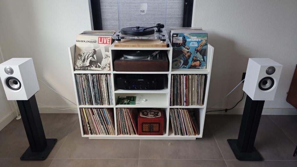 platenkast/audio meubel/vinyl/LP/meubel/platenspeler/stereo, Huis en Inrichting, Kasten | Overige, Ophalen, Nieuw