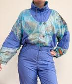 Vintage retro skipak - Virage lila, turquoise maat L, Maat 38/40 (M), Ophalen of Verzenden, Zo goed als nieuw, Vintage