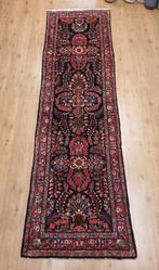 Vintage handgeknoopt perzisch tapijt loper hamadan 325x94, Ophalen of Verzenden