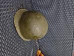 US WW2 M1 helmet front seam fixed bale, Verzamelen, Militaria | Tweede Wereldoorlog, Ophalen of Verzenden, Landmacht, Amerika