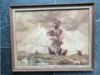 Landschap op board Pie Schmitz 1904-1972, Antiek en Kunst, Ophalen of Verzenden