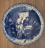 Unieke set delfsblauw borden van Jan Steen, Antiek en Kunst, Antiek | Wandborden en Tegels, Ophalen