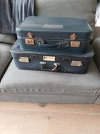 Brocante koffers, Sieraden, Tassen en Uiterlijk, Koffers, Gebruikt, Hard kunststof, Ophalen, 70 cm of meer
