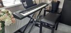 YAMAHA PIAGGERO np-31+standaard+nw-pedaal+bankje+lessenaar, Ophalen, Aanslaggevoelig, Yamaha, Zo goed als nieuw