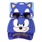 Set Sonic Baseball Cap met Zonnebril - Sega Pet, Kinderen en Baby's, Nieuw, Jongen, Pet, Ophalen of Verzenden