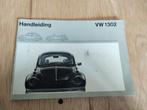 Handleiding voor Volkswagen 1302, 1302 S aug. 1972, Ophalen of Verzenden