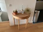 Houten Halve Maan Tafel met Lade, Huis en Inrichting, Ophalen, Classic