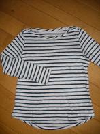 H&M LOGG t- shirt wit blauw streep maat M - nieuw -, Maat 38/40 (M), Wit, Nieuw, Ophalen of Verzenden
