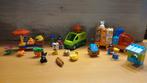 Duplo 5683 Marktplein en 10818 vrachtwagen, Kinderen en Baby's, Speelgoed | Duplo en Lego, Ophalen of Verzenden, Zo goed als nieuw