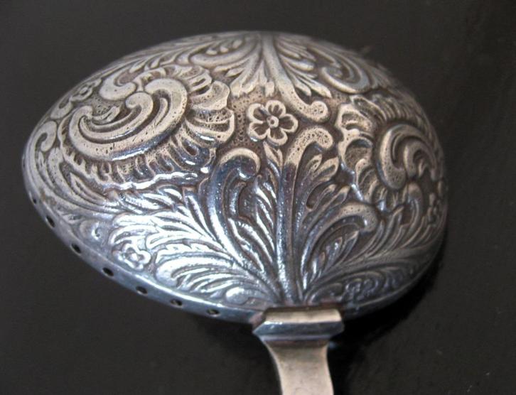 Mooi verzilverd Gero ei-theezeefje Georg Nilsson jaren 30, Antiek en Kunst, Antiek | Goud en Zilver, Zilver, Ophalen of Verzenden