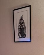 Wajangpop schilderij, Ophalen