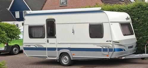 Fendt Saphir 470, Caravans en Kamperen, Caravans, Particulier, tot en met 4, 1000 - 1250 kg, Rondzit, Fendt, Frans bed, Mover