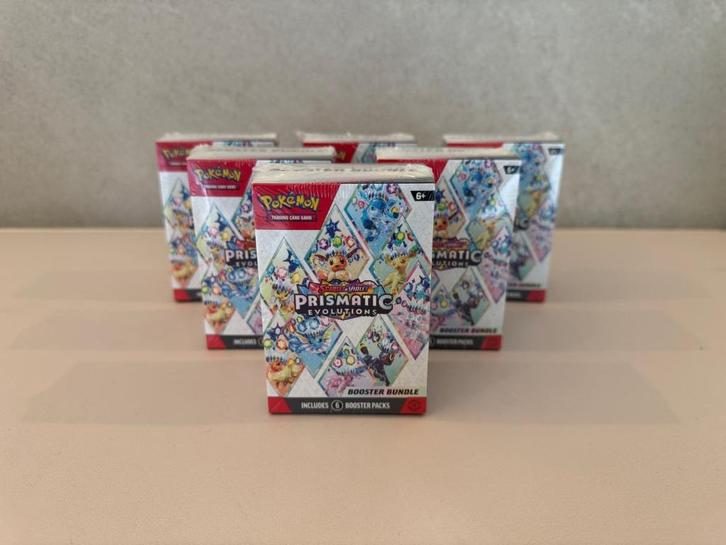 Pokémon SV8.5: Prismatic Evolutions Booster Bundels, Hobby en Vrije tijd, Verzamelkaartspellen | Pokémon, Nieuw, Booster, Foil