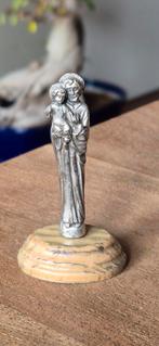 Miniatuur Sint Jozef met kindje Jezus, Ophalen of Verzenden
