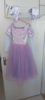 Disney rapunzel jurk, Ophalen of Verzenden, Gebruikt, 122 t/m 128, Jongen of Meisje