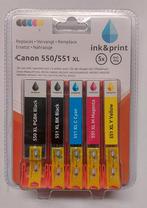 Printer inkt 550 551 XL Canon, Computers en Software, Printerbenodigdheden, Ophalen of Verzenden, Zo goed als nieuw
