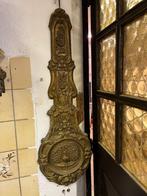 koperen wandstaartklok Frans met gewichten TEAB, Antiek en Kunst, Antiek | Koper en Brons, Ophalen, Koper