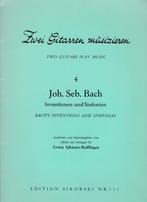 Joh.Seb.Bach - Zwei Gitarren musizieren - Deel 4, Muziek en Instrumenten, Bladmuziek, Gebruikt, Ophalen of Verzenden, Klassiek