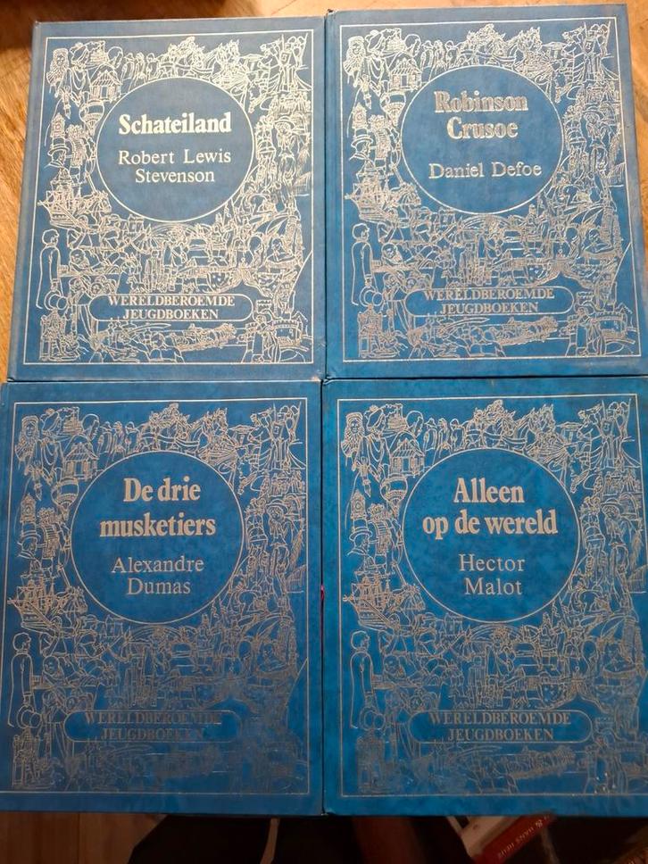 Wereldberoemde Jeugdboeken - Set van 4, Boeken, Kinderboeken | Jeugd | onder 10 jaar, Gelezen, Fictie algemeen, Ophalen of Verzenden