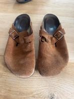 Birksenstock Boston Suède Mink maat 40, Slippers, Bruin, Ophalen of Verzenden, Gedragen