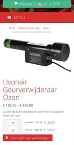 Uvonair Geurverwijderaar Ozon, Ophalen of Verzenden, Zo goed als nieuw
