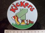 sticker kickers logo schoenen shoes vintage hond koe, Verzenden, Zo goed als nieuw, Merk