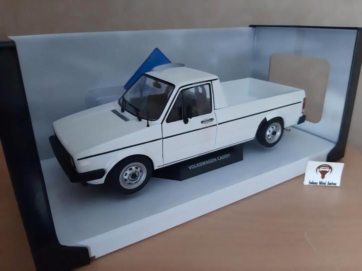 Volkswagen Caddy Mk.I in wit van Solido 1:18, Hobby en Vrije tijd, Modelauto's | 1:18, Nieuw, Auto, Solido, Ophalen of Verzenden
