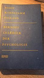 Beknopt leerboek der psychologie / B.Kohnstamm Palland, Ophalen of Verzenden, Zo goed als nieuw