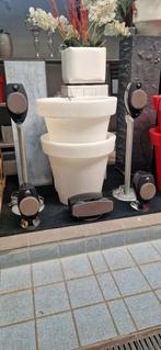 Sony ss-la500ed en 505ed plus standaards, Ophalen, Zo goed als nieuw, Front, Rear of Stereo speakers, Sony