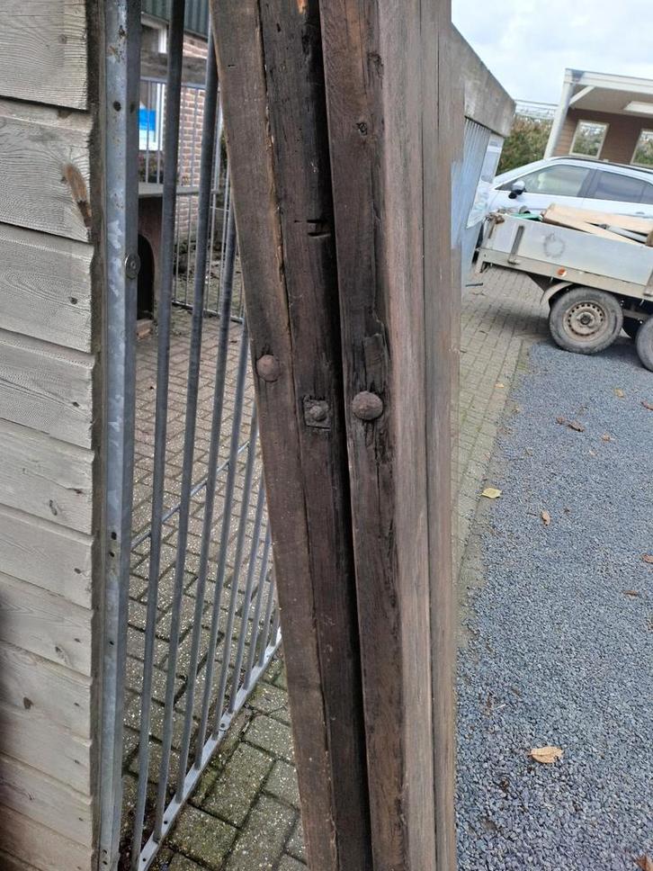 Oude Wagonplanken - 3 stuks - 250cm lang, Tuin en Terras, Palen, Balken en Planken, Ophalen