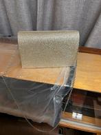 Gouden Glitter Clutch - Zo Goed Als Nieuw, Ophalen of Verzenden, Zo goed als nieuw, Overige kleuren, Avondtasje