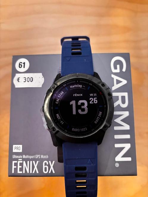 Garmin 6X Pro (gpsinruil-nr 61), Sieraden, Tassen en Uiterlijk, Sporthorloges, Zo goed als nieuw, Android, Zwart, Ophalen of Verzenden