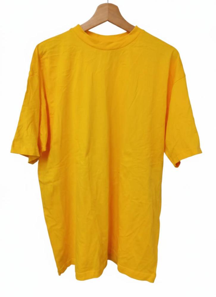 Partij gele t-shirt met korte mouw., Kleding | Heren, T-shirts, Nieuw, Overige maten, Geel, Verzenden