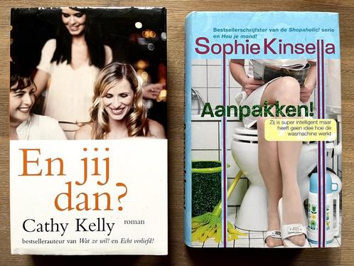 2 chicklit hardcovers - Cathy Kelly & Sophie Kinsella, Boeken, Chicklit, Gelezen, Ophalen of Verzenden