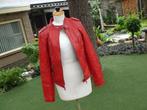 SOHO lederen jas maat 36 / S als nieuw Rood, Kleding | Dames, Soho, Ophalen of Verzenden, Zo goed als nieuw, Maat 36 (S)