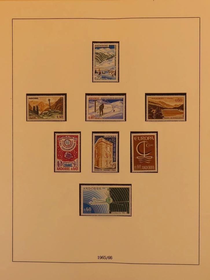 ANDORRA - POSTFRIS op LINDNER-bladen - (K295), Postzegels en Munten, Postzegels | Volle albums en Verzamelingen, Buitenland, Verzenden