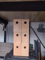 Div zgan broedblokken 15 stuks 15mm multiplex, Dieren en Toebehoren, Vogels | Hokken en Kooien, Ophalen, Zo goed als nieuw, Hout