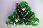 sculptuur Grolsch beugelflessen kunstwerk glas, Ophalen of Verzenden, Zo goed als nieuw, Glas of Glazen, Grolsch