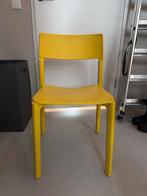 2 Neon Gele Stapelbare Stoelen, Huis en Inrichting, Stoelen, Kunststof, Gebruikt, Twee, Overige kleuren